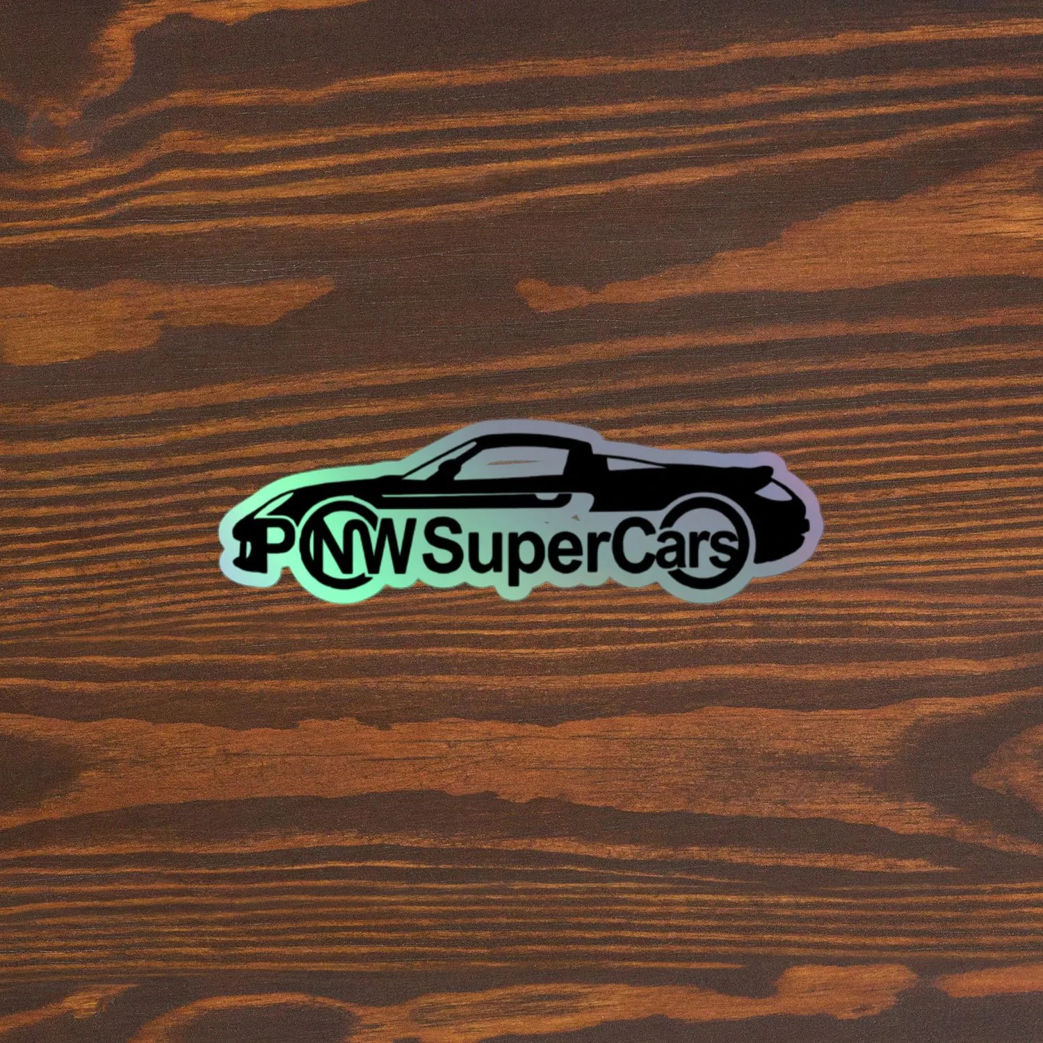 PNW SuperCars V1 Holographic Sticker, primary product view